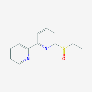 molecular formula C12H12N2OS B123930 6-Ethylsulfinyl-2,2'-bipyridine CAS No. 149775-39-3