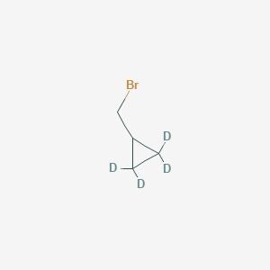 molecular formula C4H7Br B12393003 (Bromomethyl)cyclopropane-2,2,3,3-d4 CAS No. 1219805-93-2