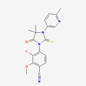 molecular formula C19H17FN4O2S B12393014 Faznolutamide CAS No. 1272719-08-0