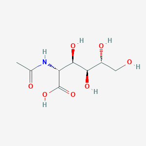 molecular formula C8H15NO7 B1239302 N-acetyl-D-glucosaminic acid 