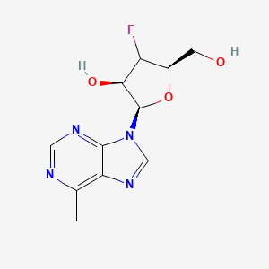 9-(3-Deoxy-3-fluoro-|A-D-ribofuranosyl)-6-methyl-9H-purine