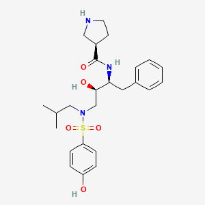 molecular formula C25H35N3O5S B12393034 HIV-1 protease-IN-8 