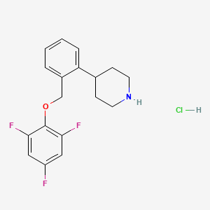 molecular formula C18H19ClF3NO B12393039 Ampreloxetine hydrochloride CAS No. 1227056-87-2