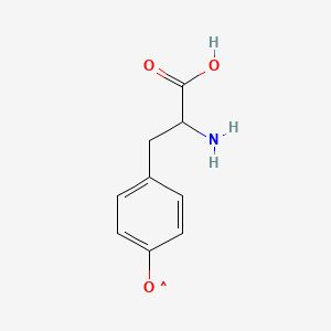 molecular formula C9H10NO3 B1239304 酪氨酸自由基 