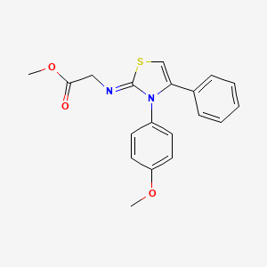 molecular formula C19H18N2O3S B12393048 Anticancer agent 121 