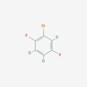 molecular formula C6H3BrF2 B12393051 1-Bromo-2,5-difluorobenzene-d3 CAS No. 1219795-54-6