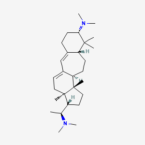 molecular formula C28H48N2 B1239307 Buxamine A CAS No. 36127-40-9