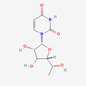 1-[(2R,3S,5R)-3,4-dihydroxy-5-[(1R)-1-hydroxyethyl]oxolan-2-yl]pyrimidine-2,4-dione