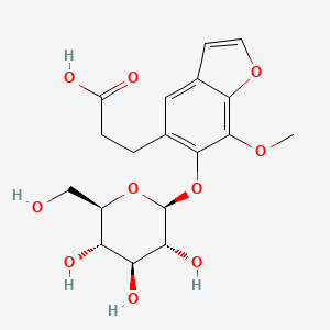 molecular formula C18H22O10 B12393078 Cnidioside B 