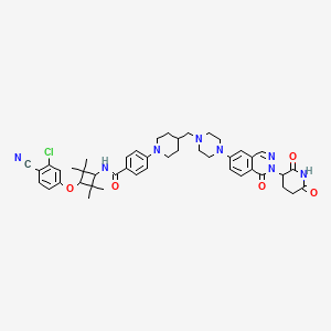 molecular formula C45H51ClN8O5 B12393079 Androgen receptor degrader-3 