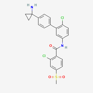 molecular formula C23H20Cl2N2O3S B12393081 Usp28-IN-2 