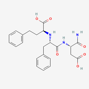 molecular formula C23H27N3O6 B12393132 N-(1-Carboxy-3-phenylpropyl)phenylalanyl-alpha-asparagine 