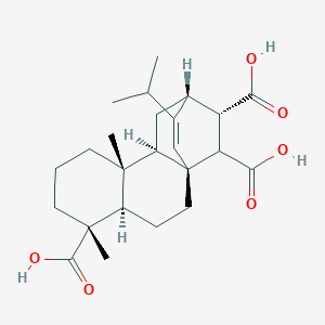 (1S,4R,5R,9R,10R,12R,13S)-5,9-dimethyl-16-propan-2-yltetracyclo[10.2.2.01,10.04,9]hexadec-15-ene-5,13,14-tricarboxylic acid