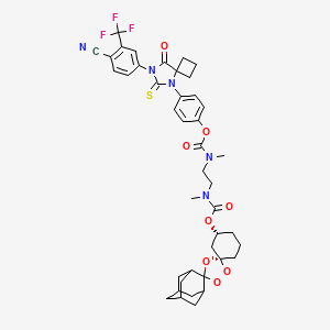 molecular formula C42H46F3N5O8S B12393140 CID 166642585 