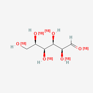 molecular formula C6H12O6 B12393155 D-Idose-18O6 