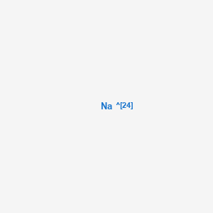 molecular formula Na B1239322 Sodium Na-24 CAS No. 13982-04-2
