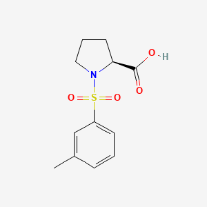 molecular formula C12H15NO4S B12393227 (m-Tolylsulfonyl)-L-proline 