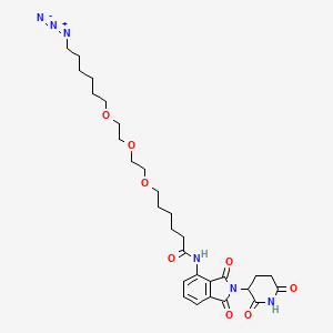 Pomalidomid-C6-PEG3-butyl-N3