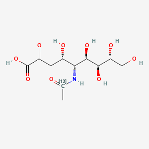 (4S,5R,6R,7S,8R)-5-(acetylamino)-4,6,7,8,9-pentahydroxy-2-oxononanoic acid