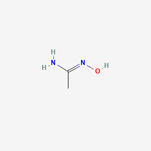 molecular formula C2H6N2O B1239325 Acetamidoxime CAS No. 22059-22-9