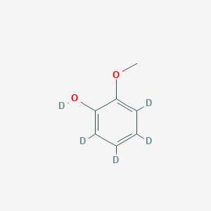 molecular formula C7H8O2 B12393293 2-Methoxyphenol-3,4,5,6-d4,OD 