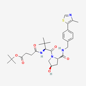 molecular formula C30H42N4O6S B12393302 VH032-CH2-Boc 