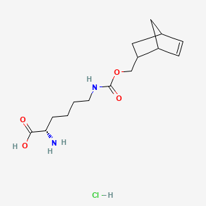 molecular formula C15H25ClN2O4 B12393314 (2S)-2-amino-6-(2-bicyclo[2.2.1]hept-5-enylmethoxycarbonylamino)hexanoic acid;hydrochloride 