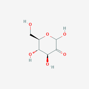 molecular formula C6H10O6 B1239336 2-dehydro-D-glucopyranose 