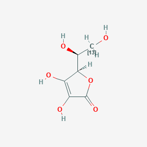 (2R)-2-[(1S)-1,2-dihydroxy(213C)ethyl]-3,4-dihydroxy-2H-furan-5-one