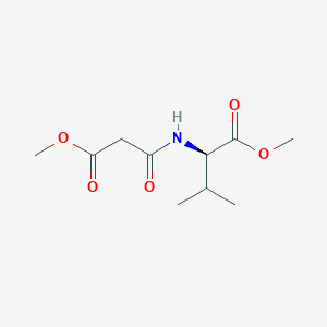 Methyl (3-methoxy-3-oxopropanoyl)-D-valinate