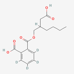 Mono[2-(carboxymethyl)hexyl] Phthalate-d4