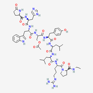 molecular formula C61H86N16O13 B12393413 Leuprolide Acetate EP Impurity D 