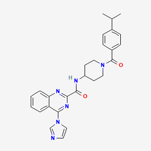 molecular formula C27H28N6O2 B12393429 Cyp51/PD-L1-IN-3 