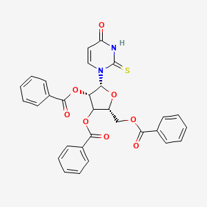 molecular formula C30H24N2O8S B12393441 [(2R,4S,5R)-3,4-dibenzoyloxy-5-(4-oxo-2-sulfanylidenepyrimidin-1-yl)oxolan-2-yl]methyl benzoate 