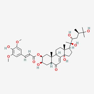 molecular formula C39H56O11 B12393445 2-O-Sinapoyl makisterone A 