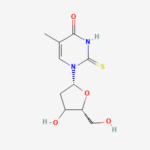 1-[(2R,5R)-4-hydroxy-5-(hydroxymethyl)oxolan-2-yl]-5-methyl-2-sulfanylidenepyrimidin-4-one