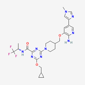 molecular formula C26H32F3N9O3 B12393496 Axl-IN-15 