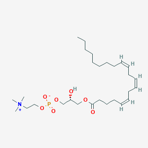 molecular formula C28H52NO7P B12393521 [(2R)-2-hydroxy-3-[(5Z,8Z,11Z)-icosa-5,8,11-trienoyl]oxypropyl] 2-(trimethylazaniumyl)ethyl phosphate CAS No. 1199257-41-4