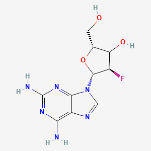 2,6-Diamino-9-(2-deoxy-2-fluoro-|A-D-arabinofuranosyl)-9H-purine