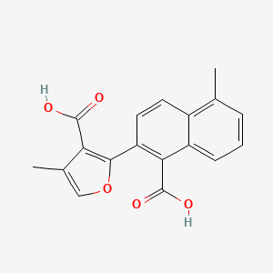 molecular formula C18H14O5 B12393557 Tanshinoic acid A 