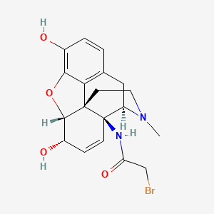 B1239358 14beta-Bromoacetamidomorphine CAS No. 82975-77-7