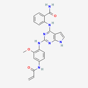 molecular formula C23H21N7O3 B12393634 Grk5-IN-3 