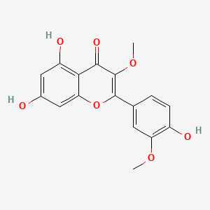 molecular formula C17H14O7 B1239365 槲皮素3,3'-二甲醚 CAS No. 4382-17-6