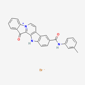 molecular formula C26H18BrN3O2 B12393668 FtsZ-IN-5 