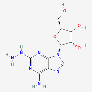 molecular formula C10H15N7O4 B12393694 2-Hydrazinyl-adenosine 