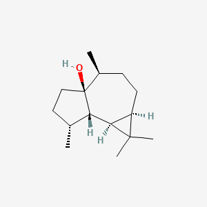 molecular formula C15H26O B12393716 (1aR,4S,4aS,7R,7aS,7bR)-1,1,4,7-tetramethyl-2,3,4,5,6,7,7a,7b-octahydro-1aH-cyclopropa[h]azulen-4a-ol 