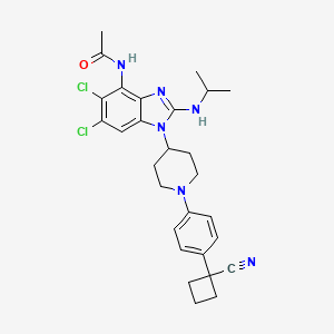 molecular formula C28H32Cl2N6O B12393737 TRPV4 antagonist 4 