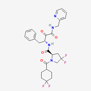 molecular formula C28H30F4N4O4 B12393741 SARS-CoV-2 Mpro-IN-10 