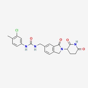 molecular formula C22H21ClN4O4 B12393745 Cereblon inhibitor 2 