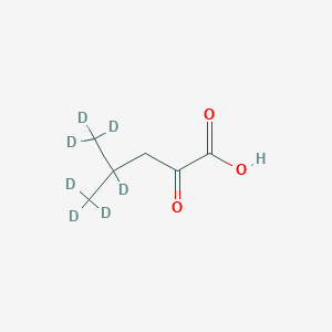 molecular formula C6H10O3 B12393751 Sodium 4-methyl-2-oxopentanoate-d7 